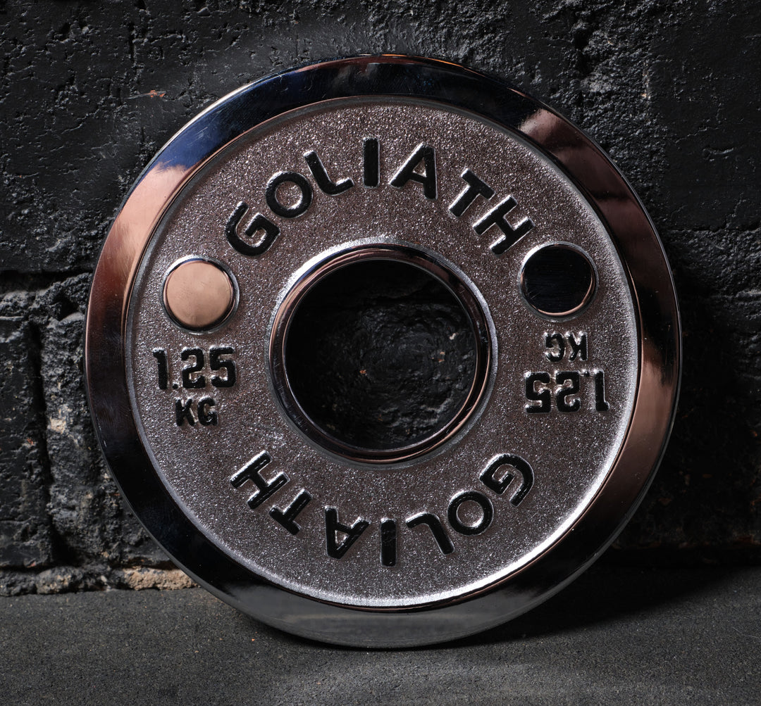 Goliath Calibrated Powerlifting Plate - 1.25kg (PAIR)