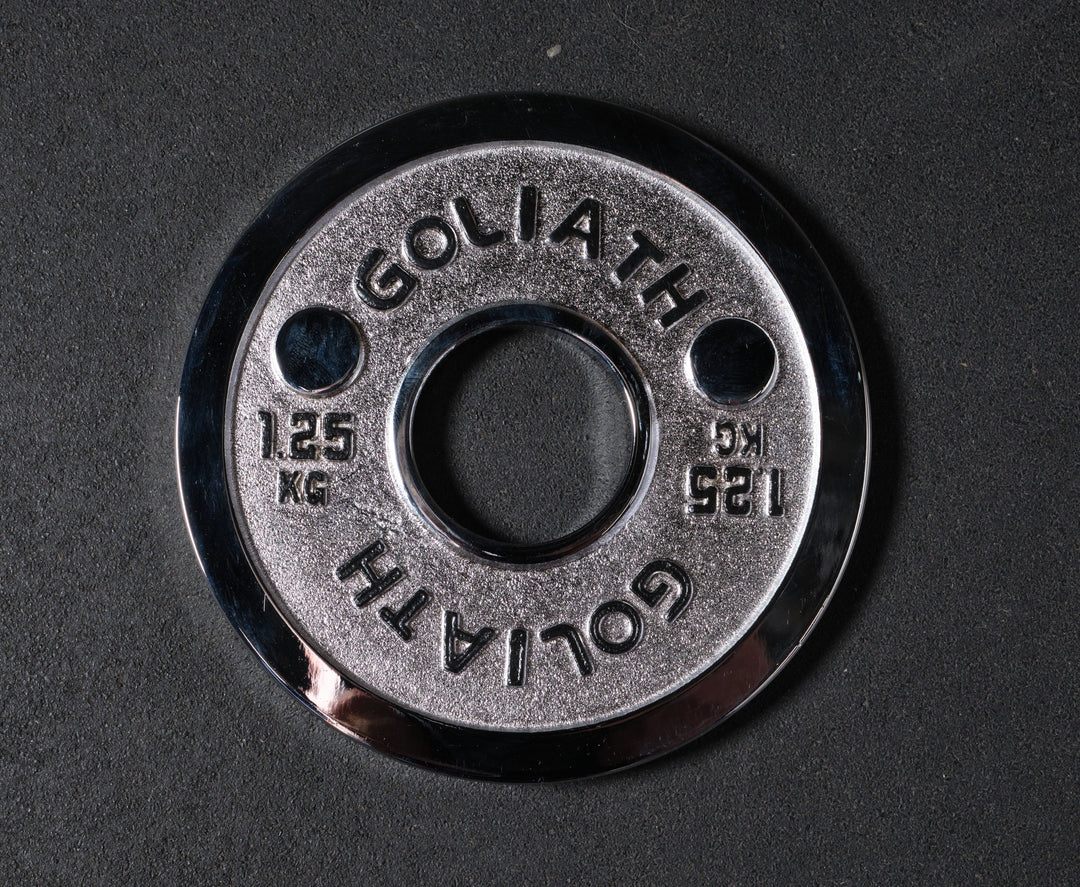 Goliath Calibrated Powerlifting Plate - 1.25kg (PAIR)