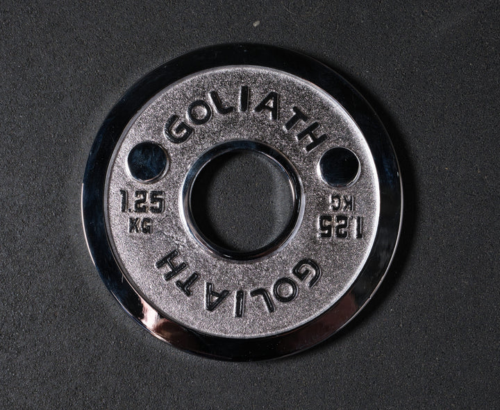 Goliath Calibrated Powerlifting Plate - 1.25kg (PAIR)