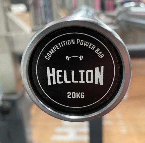 Hellion Black Zinc Power Bar - 29mm. 1,500lbs. Volcano knurl. Hard Chrome Sleeve.